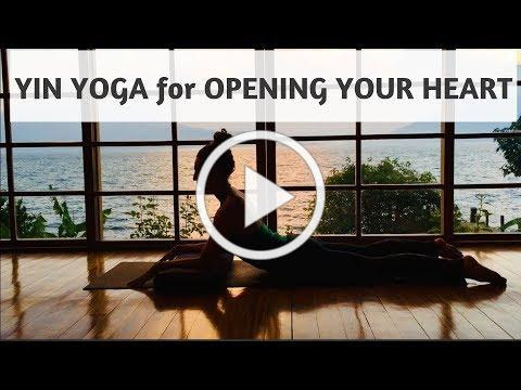 YIN YOGA FOR OPENING THE HEART | YOGA WITH MEDITATION MUTHA