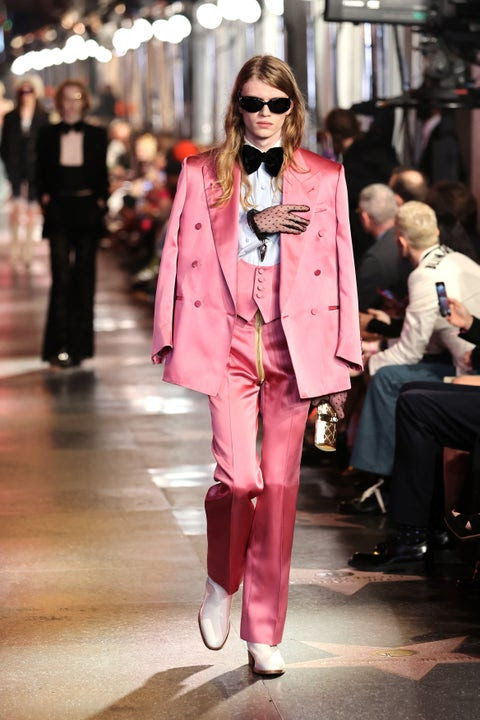 Gucci Love Parade - Runway los angeles, california november 02 a model walks the runway during gucci love parade on november 02, 2021 in los angeles, california photo by emma mcintyregetty images for gucci