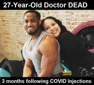 Healthy 27-Year-Old Chicago Doctor DEAD 3 Months Following COVID Shots Raising Long-term Safety Concerns Dr.-Joshimar-Henry-with-wife-300x272
