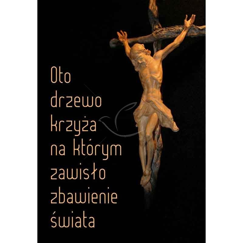 Plakat religijny - Oto drzewo krzyża... (13) - Sklep U Archanioła