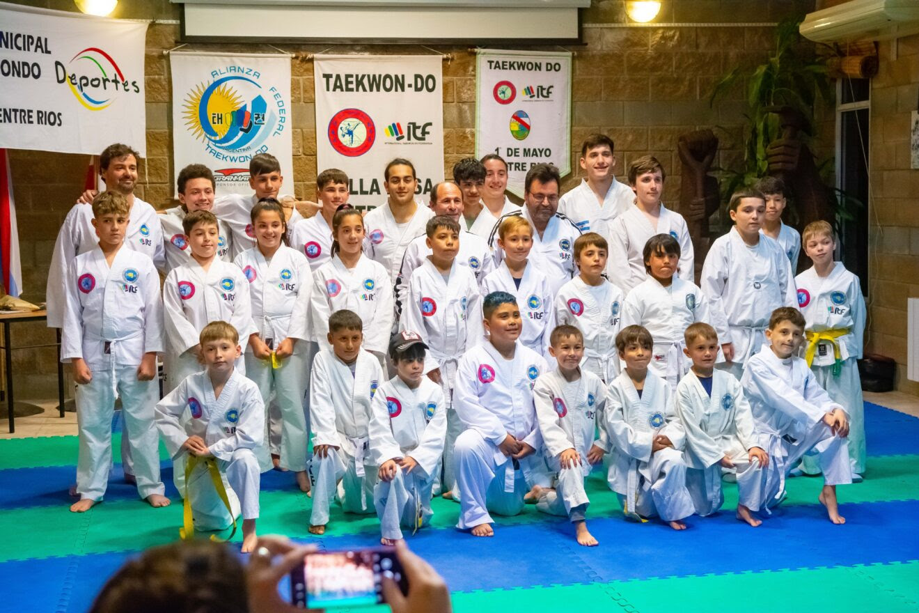 Nueva Jornada de exámenes de la Escuela Municipal de Taekwon Do de Villa Elisa