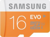 Samsung MicroSDHC 16 GB 48 MB/s Class 10 EVO (With Adapter)