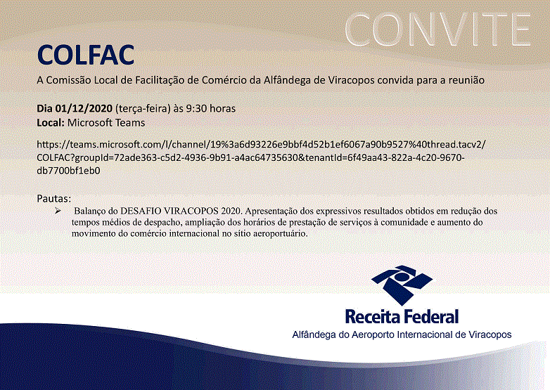 CONVITE COLFAC