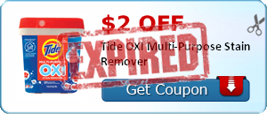 $2.00 off Tide OXI Multi-Purpose Stain Remover