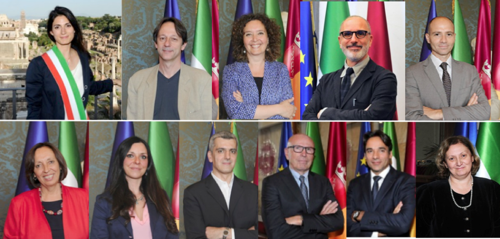 Giunta Raggi marzo 2017