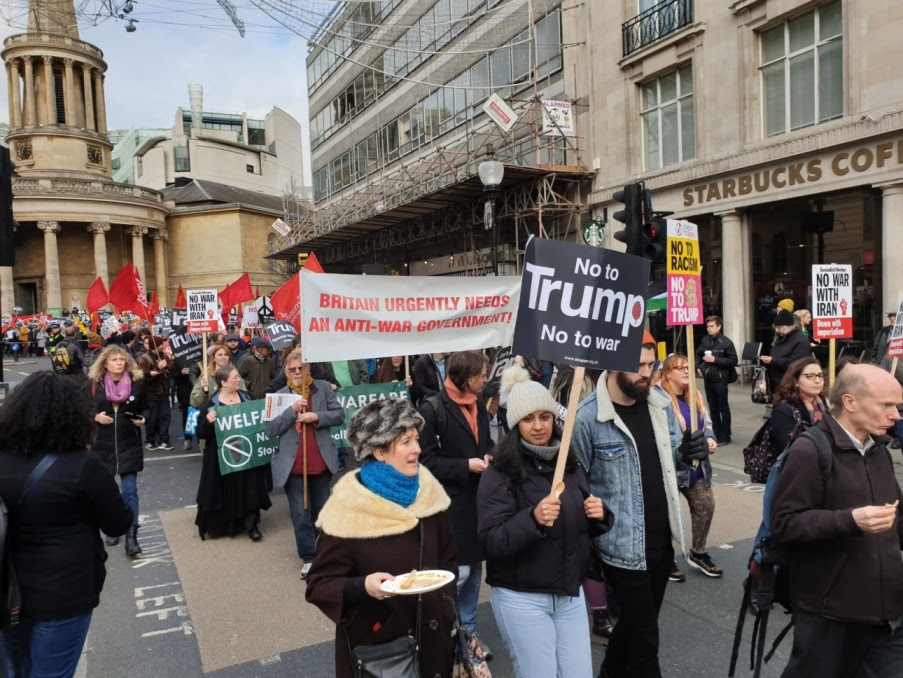 Anti-war demonstrations throughout Britain | Tony Seed's Weblog