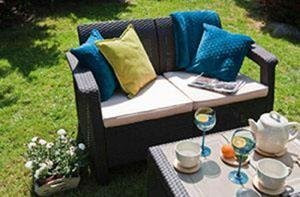 Keter Corfu with cozy outdoor seating for two