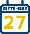 September 27 Calendar Icon