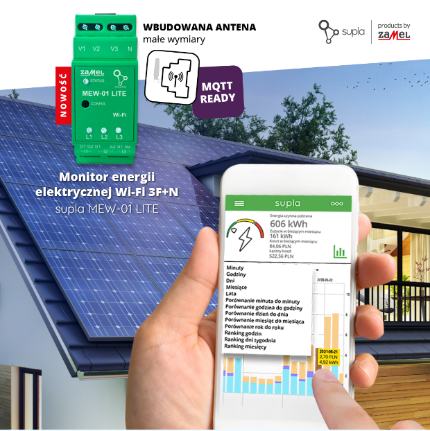 monitor energii elektrycznej mew 01 lite