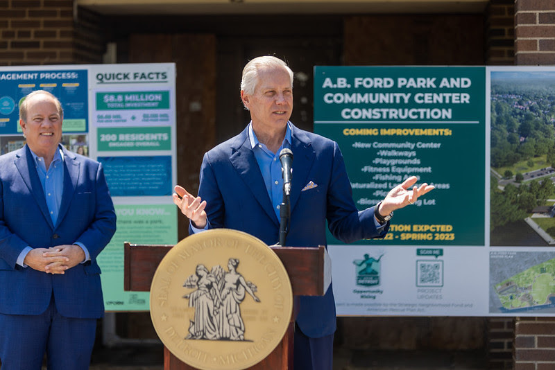 Community Center at AB Ford Park Groundbreaking May 2022