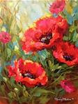 Pink Profusion Poppies - Flower Paintings by Nancy Medina - Posted on Thursday, February 12, 2015 by Nancy Medina