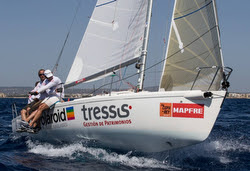 J/80 sailing Copa del Rey