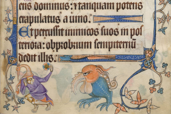 The Luttrell Psalter, Add MS 42130, f. 145r © British Library