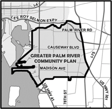Map of the Greater Palm River Area 