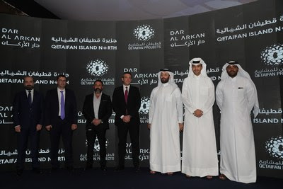 Dar Al Arkan’s first entry into the growing Qatari market to develop premium sea-front project on Qetaifan Island North, with its partner Qetaifan Projects. 