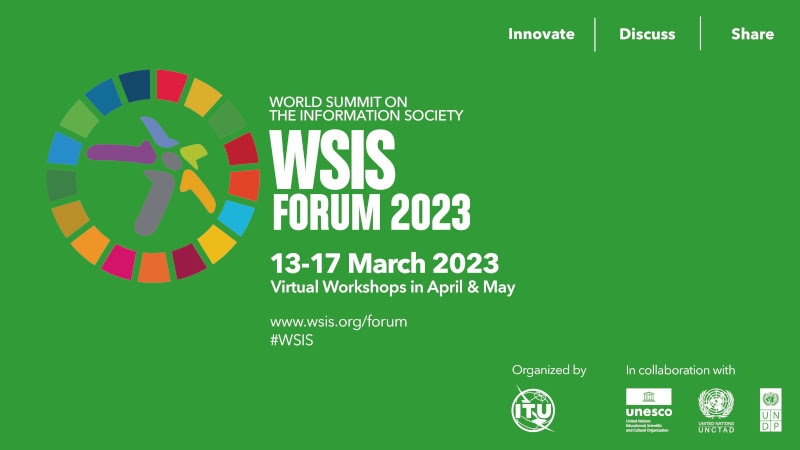 WSIS Forum 2023 poster