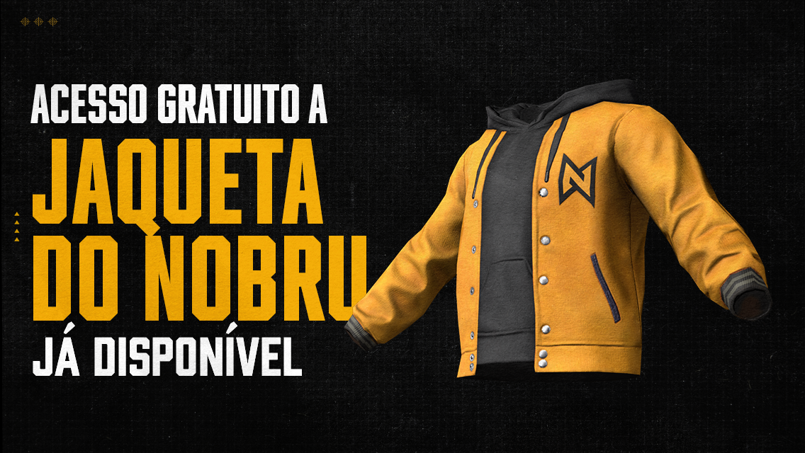 Itens exclusivos para a Copa Nobru no PUBG MOBILE. Imagem: Divulgação/CPN