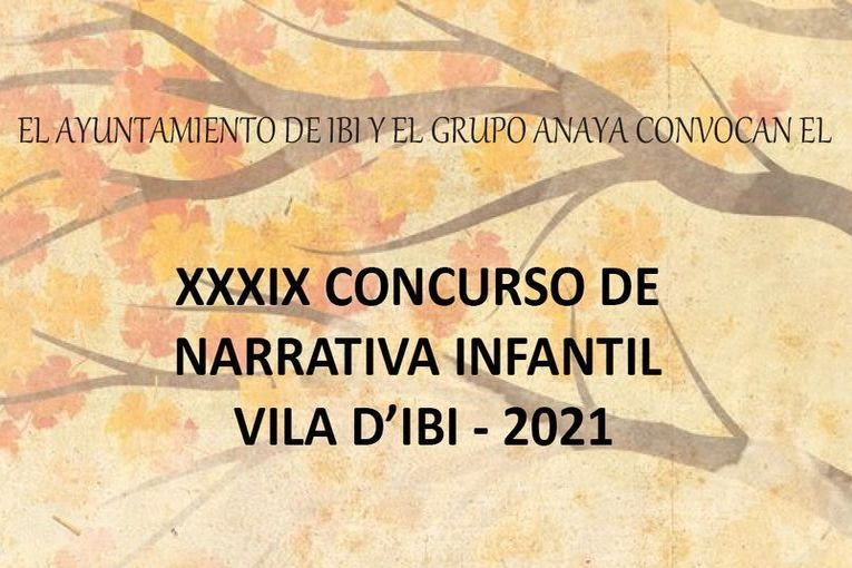 XXXIX Concurso de Narrativa Infantil Vila D’Ibi 2021