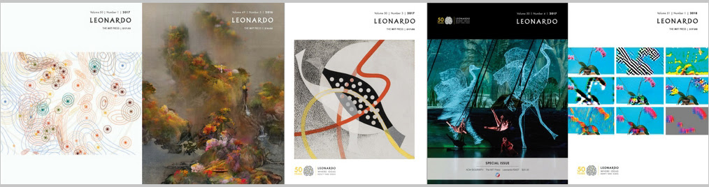 Leonardo journal covers