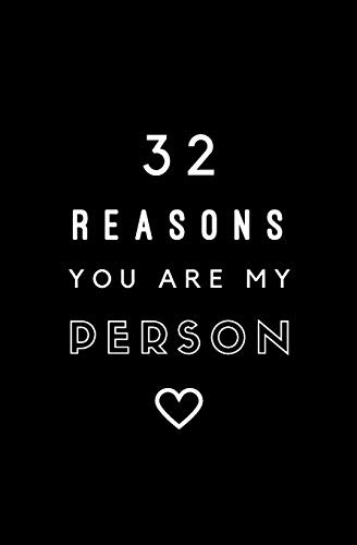 32 Reasons You Are My Person: Fill In Prompted Memory Book