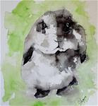 Original Watercolor Painting- Rabbit Painting "Oliver" - Posted on Sunday, February 22, 2015 by James Lagasse
