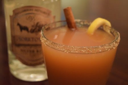 Rum and cider cocktail
