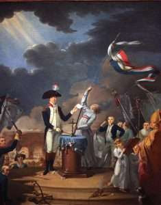 Oath of LaFayette at the Fête de la Fédération, 14 July 1790