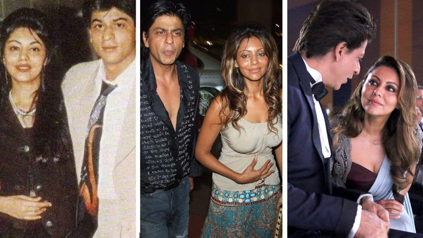 Image result for shahrukh khan with gauri khan