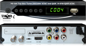 QAM CATV RF and ATSC RF to HDMI Decoder STB  / Digital RF to HDMI Decoder