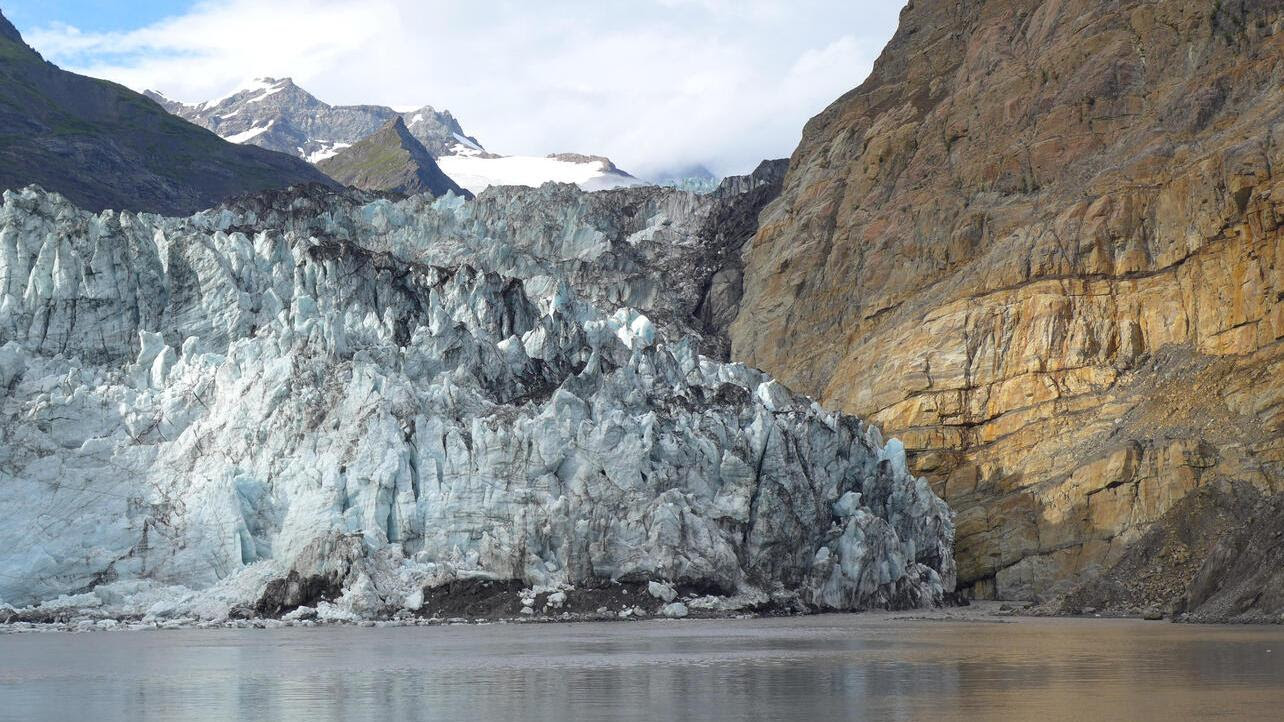 Tyndall Glacier in Taan Fiord, Alaska
