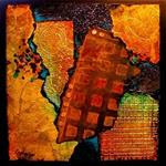 Abstract Mixed Media Painting "Urban Vibe 12085" by Colorado Mixed Media Abstract Artist Carol Nelso - Posted on Thursday, March 19, 2015 by Carol Nelson