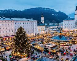 Salzburg, Austria during Christmas