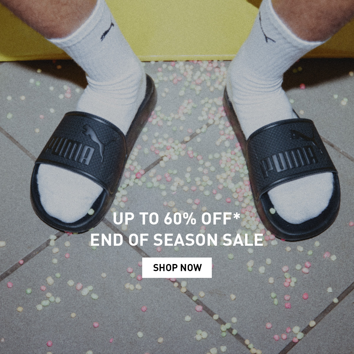 Up to 60% off end of season sale