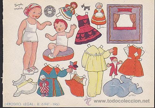 RECORTABLE BRUGUERA 16.50 X 11.50 BOMBON TRINITA Y MELITA
