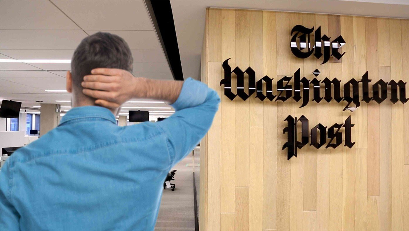 Lost Journalist Accidentally Wanders Into The Washington Post