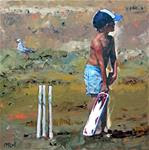 Beach Cricketer - Posted on Tuesday, March 17, 2015 by Claire McCall