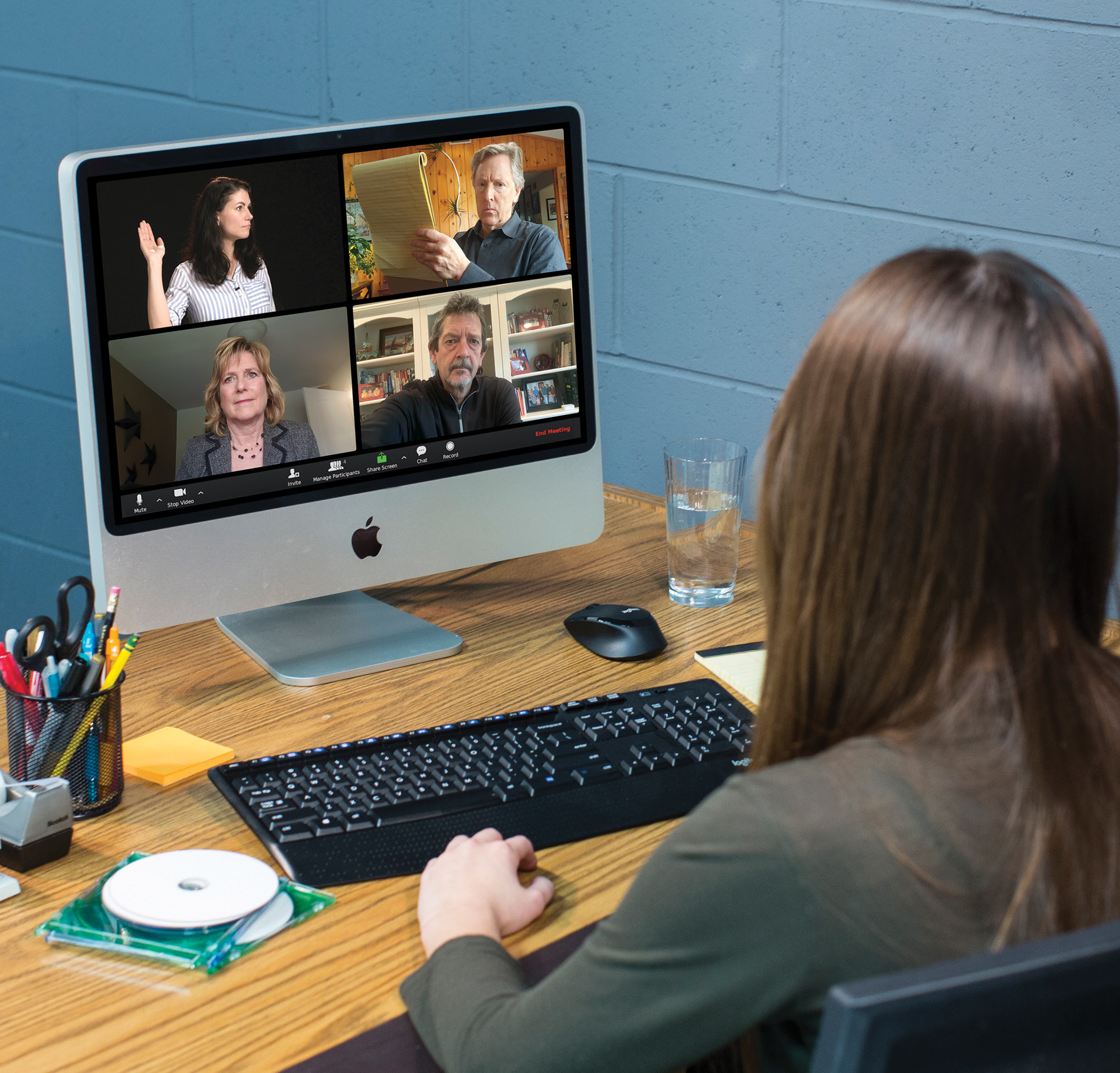Remote video deposition