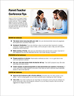parent conference tip sheet