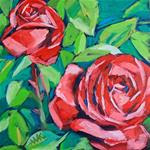 Red Roses - Posted on Wednesday, November 19, 2014 by Mary Anne Cary