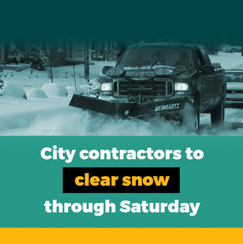 City Contractors Plow Snow 2.18.22