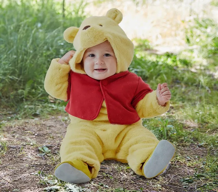 костюм Винни-Пуха Диснея на Хэллоуин для малышей 6 месяцев