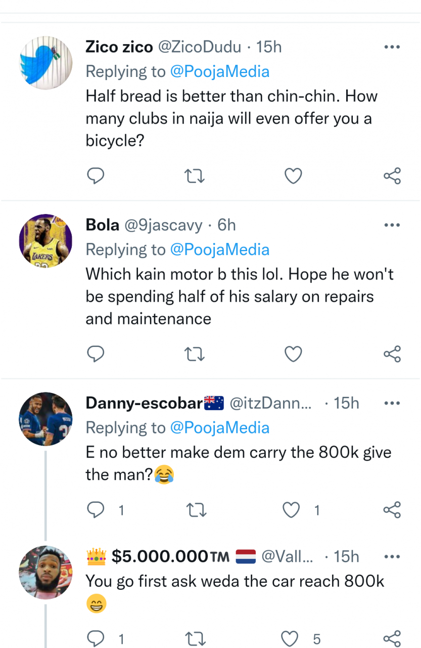 Interesting reactions after Nigerian football club Plateau United present official car to their new coach
