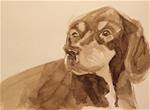 Boomer in walnut ink - Posted on Wednesday, March 25, 2015 by Cindy McDonough