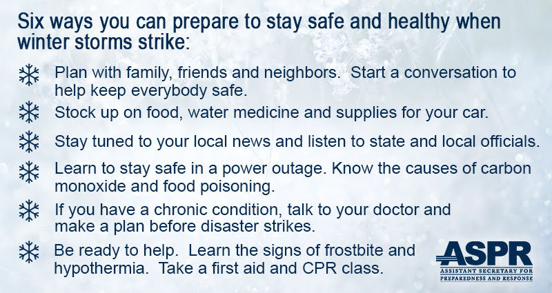 6 Ways You Can Prepare to Stay Safe and Healthy When Winter Storms Strike