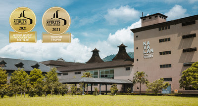 Kavalan wins 2021 World Whisky Producer of the Year Trophy and Tourism Awards Trophy at the International Spirits Challenge
