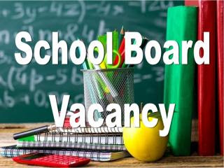 School Board Vacancy graphic