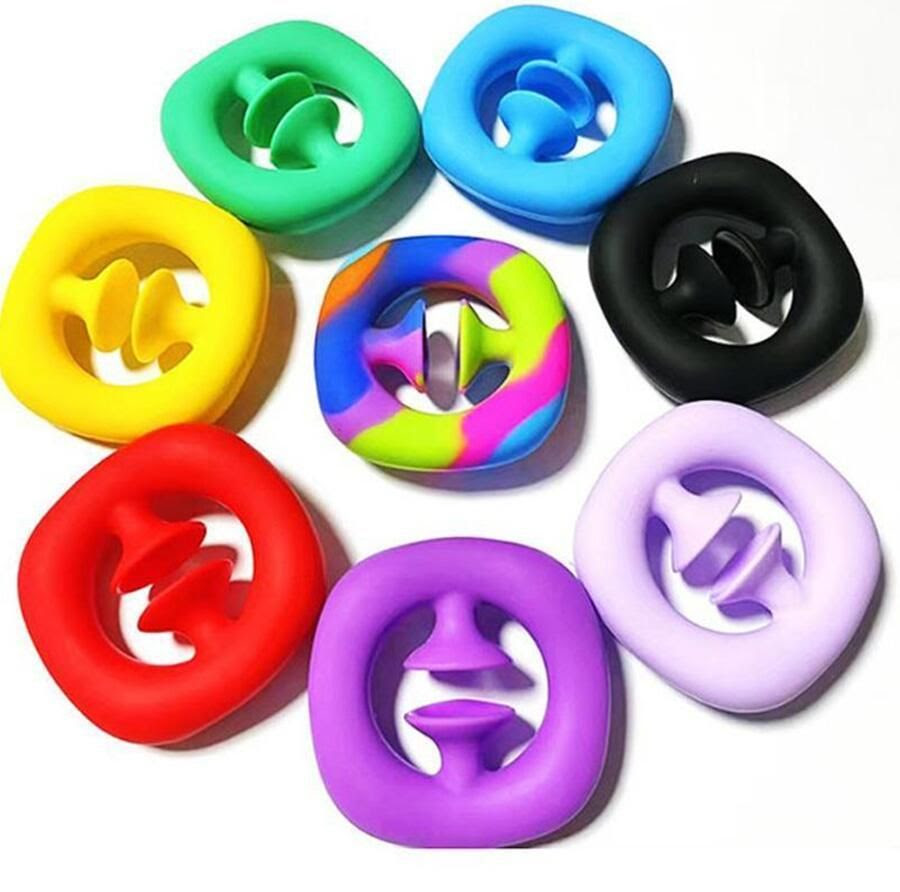2022 Snap Sensory Popper Silicone Hand Grip Toy Snappers Fidget Toys