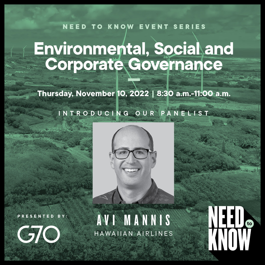 Click here to register for Need to Know: Environmental, Social and Corporate Governance happening in-person on Thursday, November 10 at Fuller Hall, YWCA!