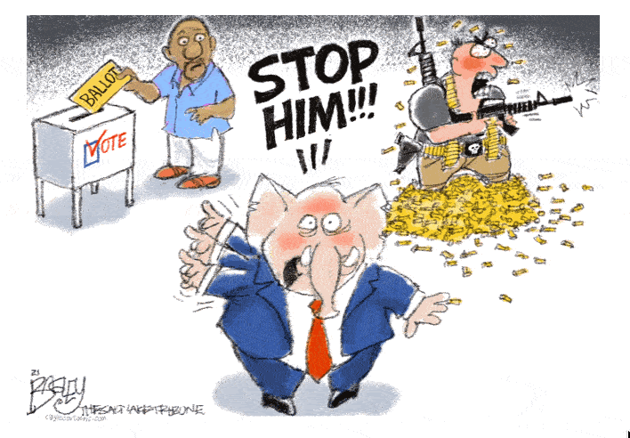 Republican introduce more bills to deny minority voters their right to vote - while ignoring the urgent need for common sense gun safety reform.