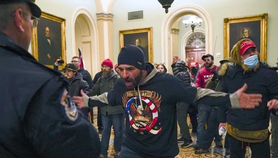 MAGA thugs proudly rampage through US Capitol